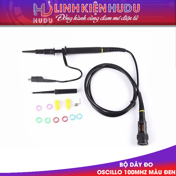 Bộ dây đo Osillo 100mHZ (màu đen)